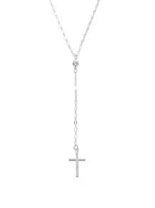 Vòng cổ chữ thập Charm Y Lariat - Bạc - Xem 8