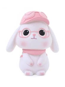 1pc Cartoon Rabbit Shaped Money Box - Pink - View 5