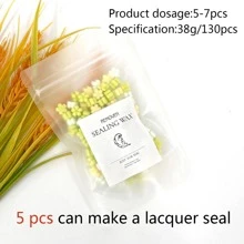 Viên nén sáp thiết kế hoa 130 chiếc - Màu xanh Ô liu - Xem 3