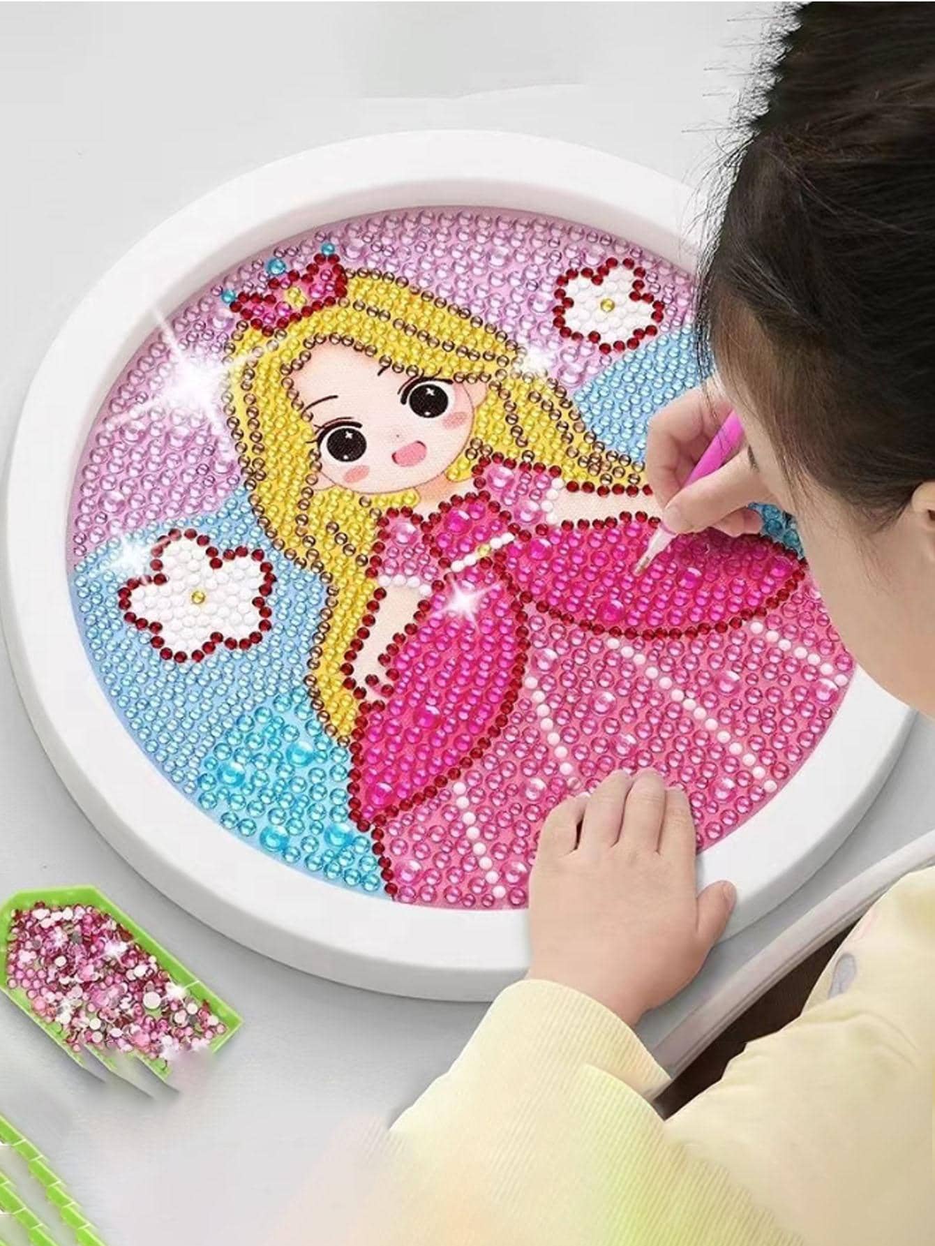 1入組人像圖案DIY鑽石畫 - 彩色 - 查看 1