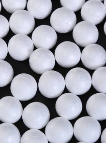 10pcs 4.3cm Foam Balls - White - View 1
