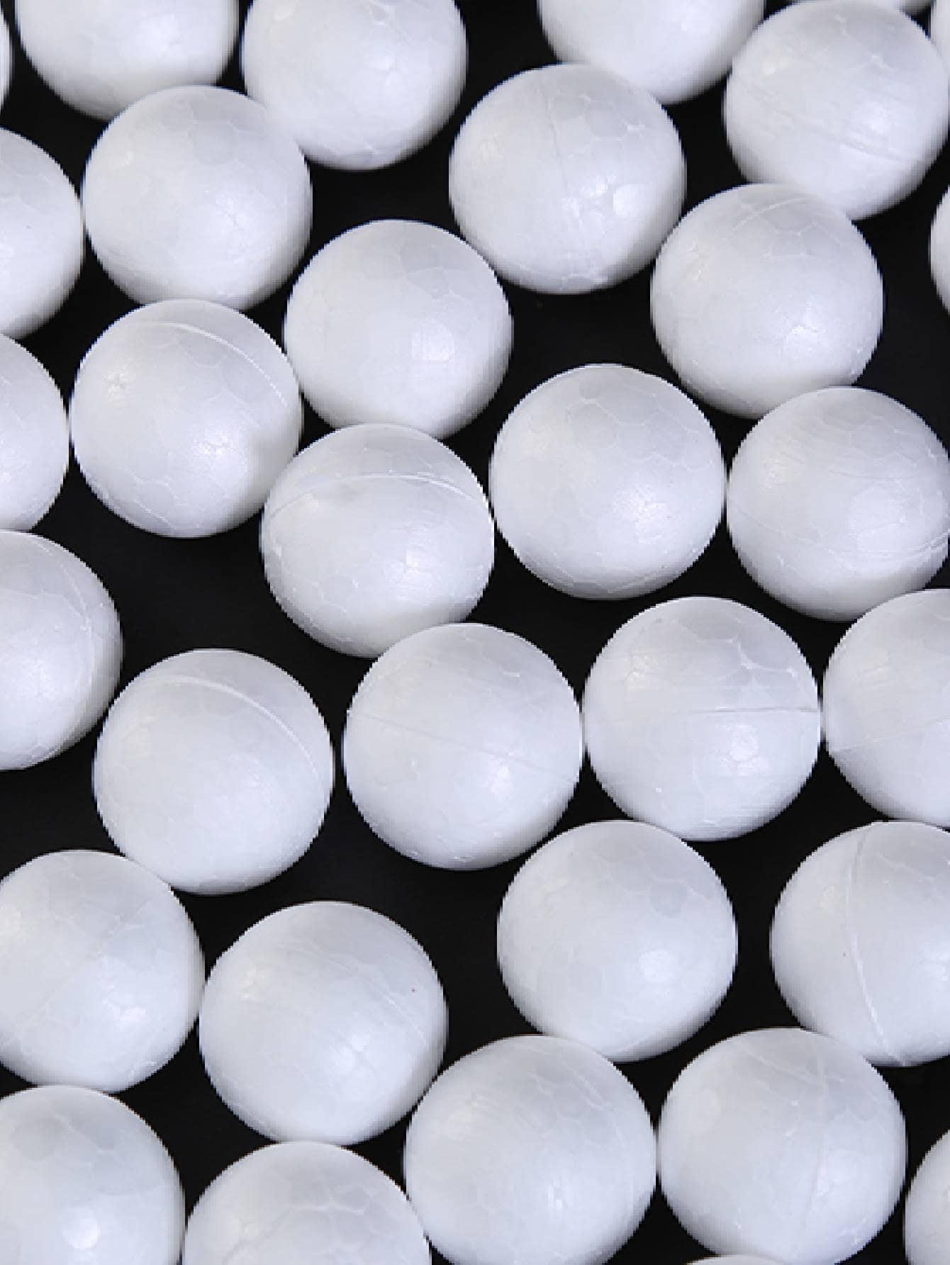 10pcs 4.3cm Foam Balls - White - View 1