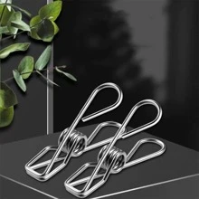 10入組不銹鋼衣服晾乾夾