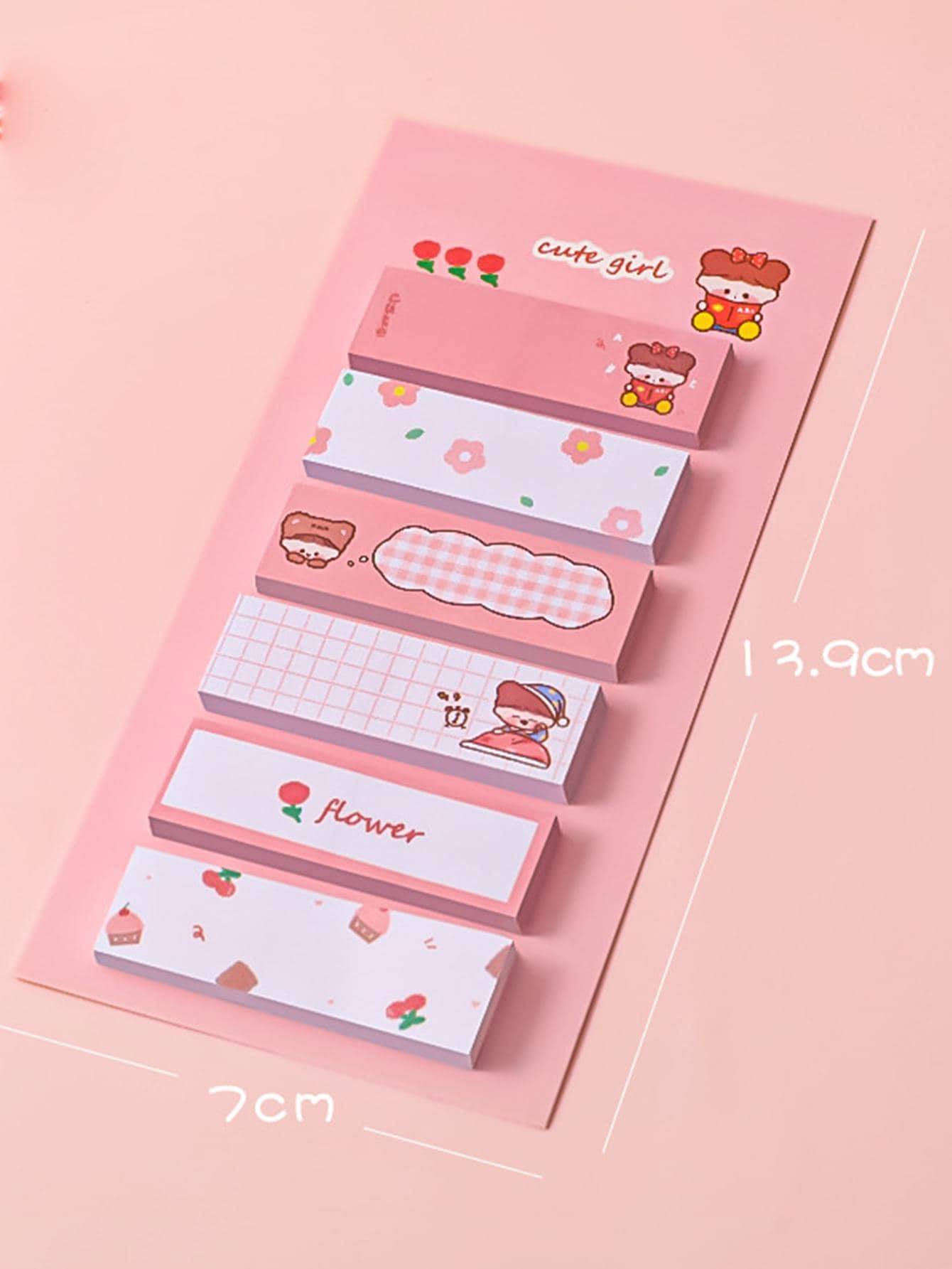 1入組卡通圖案標籤貼紙