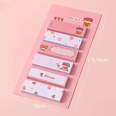 1入組卡通圖案標籤貼紙