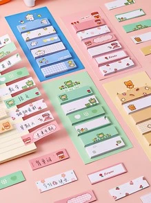 1入組卡通圖案標籤貼紙