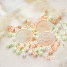 130入組花朵設計蠟印章小球 - 紫色 - 查看 2