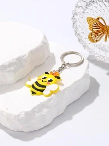 1pc Phụ nữ Bee Charm Móc khóa dễ thương để trang trí chìa khóa - Nhiều màu - Xem 1