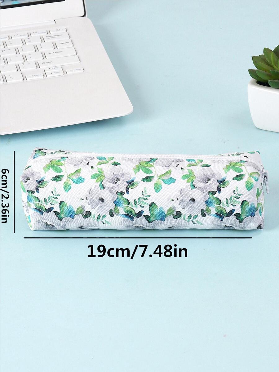 Hộp đựng bút chì họa tiết hoa 1pc - Nhiều màu - Xem 1