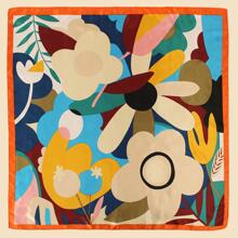 1pc Women Flower Pattern Fashion Bandana For Daily Decoration - Multicolor - View 2