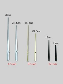 32pcs PMMA Wall Clock - Gold - View 9