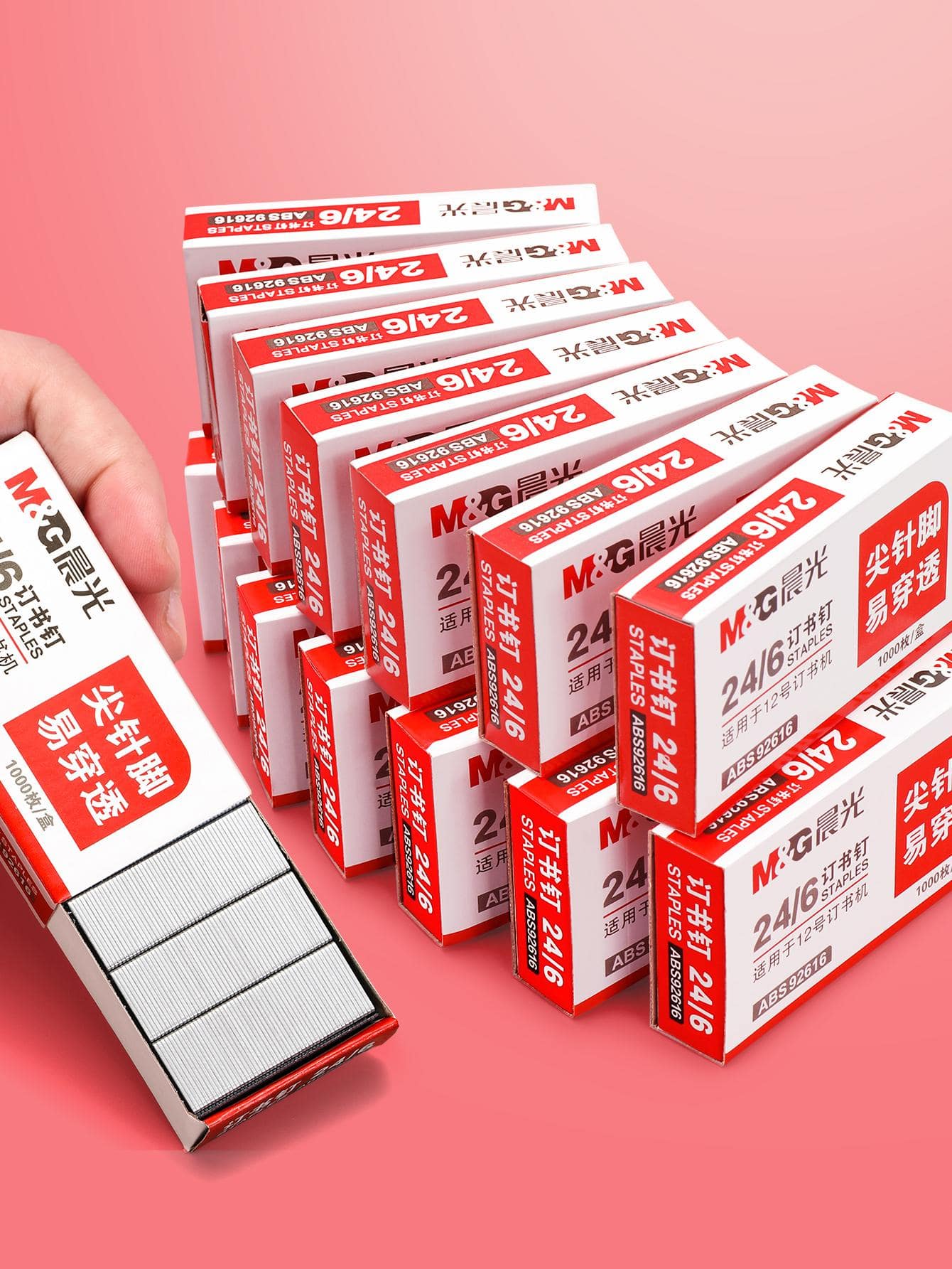 10 cajas Grapa hierro - Plateado - Ver 1