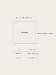 動物印花披肩 - 彩色 - 查看 2