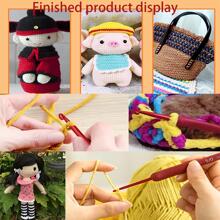 Juego de ganchos de crochet de 3 piezas/5 piezas/9 piezas - Rojo - Ver 8