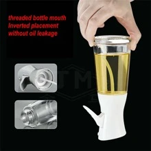 1入組透明噴油器分配器 - 白色 - 查看 5