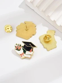 3 cái/bộ Mũ Tốt Nghiệp & Trâm Thiết Kế Sách - Nhiều màu - Xem 2