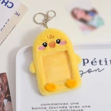 1pc Chicken Design Card Cover - Yellow - View 1