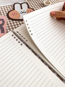 MOKA 1入組字母圖案活頁本 - 彩色 - 查看 3