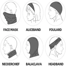Sun Protective Anti UV ROCKBROS Cooling Neck Gaiter Face Mask Fishing Scarf Face Cover For Men Women - White - View 6