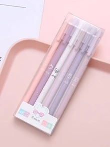 6 cái Bút bi màu hỗn hợp - Màu xanh lam - Xem 6