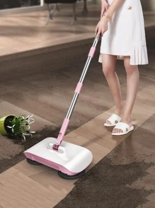 PC Nhựa Hộ Gia Đình Chổi Quét Bụi Phù Hợp Với Quét Robot Chổi - Hồng - Xem 5