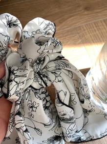 印花飄帶髮圈 - 彩色 - 查看 5