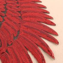 1對機翼設計熨燙貼片 - 藍色 - 查看 4