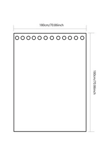 1pc Tiger Pattern Shower Curtain Or 3pcs Bath Mat, Creative Polyester Anti-slip Bath Rug Or Shower Curtain For Bathroom - Apricot - View 5