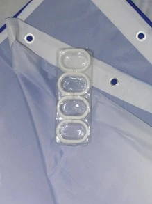 1pc Tiger Pattern Shower Curtain Or 3pcs Bath Mat, Creative Polyester Anti-slip Bath Rug Or Shower Curtain For Bathroom - Apricot - View 3