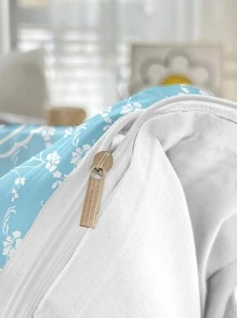 曼陀羅圖案被套套裝，1入組被套和2入組枕套，不含枕芯，現代纖維床上用品套裝，適用於臥室 - 彩色 - 查看 5