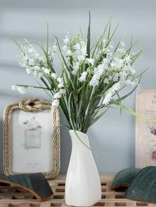 5 chiếc Hoa giả bằng nhựa, Hoa nhân tạo hiện đại cho gia đình, Trang trí đám cưới - Nhiều màu - Xem 5