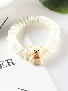 3pcs Bear Decor Scrunchie - Multicolor - View 2