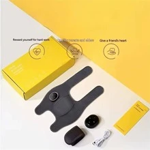 1入組織物按摩設備，現代3合1家用按摩器 - 黑色 - 查看 5