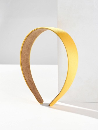 1个宽版发箍，带素色亮片装饰，宽3厘米，金色头饰，发箍，发圈，家居，护肤发箍发饰