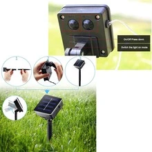 1 件 PS 太阳能灯串，创意水滴设计户外太阳能灯串，适用于户外、小路、庭院、露台的户外花园照明 - 彩色 - 查看 4