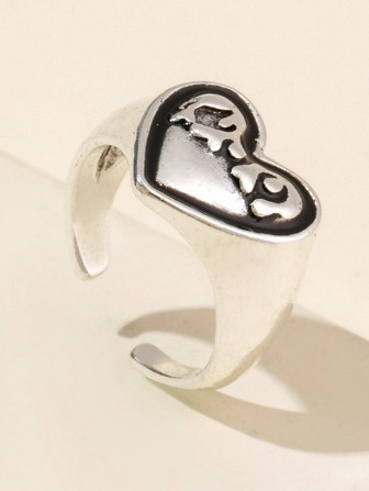 男士心形裝飾袖環適合日常裝飾打造時尚外觀