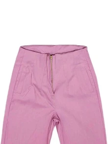 Pantalon de pinzas para dama - Rosa - Ver 6