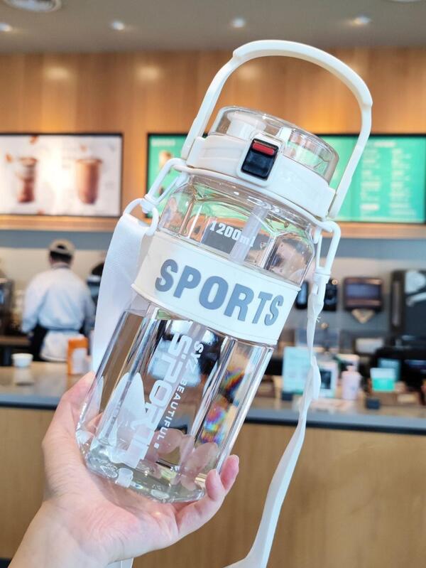 1pc Letter Graphic Water Bottle