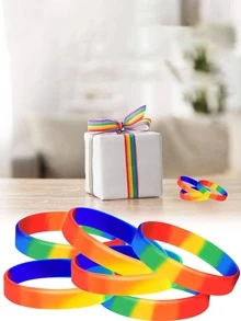 6pcs Mixed Color Party Bracelet - Multicolor - View 1