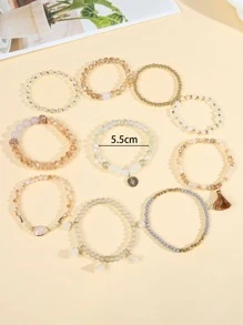 10 sztuk/zestaw Tassel Charm zroszony bransoletka