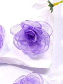 髮夾 - 紫色 - 查看 3