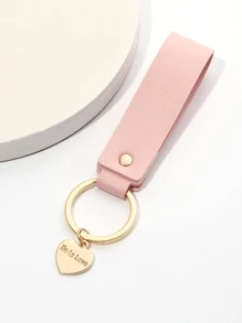 1pc Women Heart Charm Casual Keychain Valentine's Day Valentines Car Accessories Bag Charm School Cute Goth Y2k