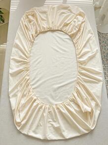 1pc Solid Fitted Sheet