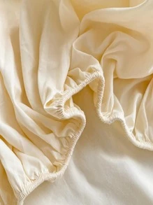 1pc Solid Fitted Sheet