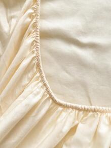 1pc Solid Fitted Sheet