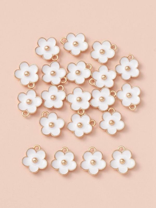 20pcs/Set Flower DIY Charm Valentines