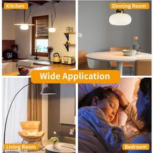 4pcs/set 14W 1500 Lumens Plastic LED Bulb, Modern LED Light Bulb For Home - Yellow - View 3