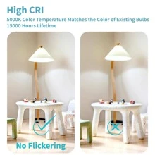 4 piezas Luz led Bombillas - Blanco - Ver 5