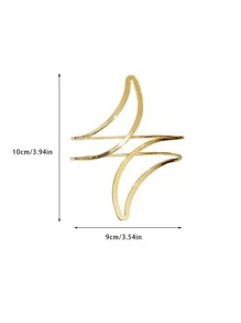 1PC Màu Rèm Giữ Lại - Vàng - Xem 5