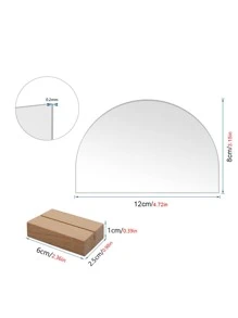 5入組透明派對定向裝飾用品標誌 - 米色 - 查看 3